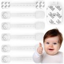 Ricokids Zabezpieczenie otwierania szafek Ricokids 798200 6 szt białe