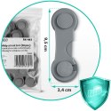 Ricokids Zabezpieczenie otwierania szafek Ricokids 798301 10 szt szare