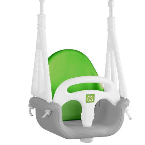Ricokids Huśtawka kubełkowa Słonik 3w1 Ricokids szaro zielona Ricokids Huśtawka kubełkowa Słonik 3w1 Ricokids szaro zielona