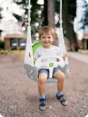 Ricokids Huśtawka kubełkowa Słonik 3w1 Ricokids szaro zielona