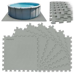 Dmuchane Mata piankowa pod basen puzzle 50 x 50 cm 8 szt