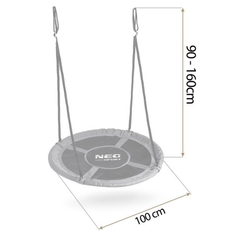 Neo-Sport Huśtawka bocianie gniazdo Neo-Sport Swingo 100 cm Neo-Sport Huśtawka bocianie gniazdo Neo-Sport Swingo 100 cm