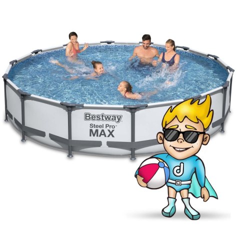 Bestway Basen stelażowy ogrodowy 457 x 107 cm 18w1 Bestway 56488 + maszynka do baniek GRATIS Bestway Basen stelażowy ogrodowy 457 x 107 cm 18w1 Bestway 56488 + maszynka do baniek GRATIS