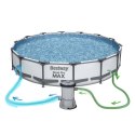 Bestway Basen stelażowy ogrodowy 457 x 107 cm 18w1 Bestway 56488 + maszynka do baniek GRATIS