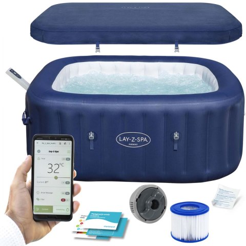 Bestway Dmuchane SPA Lay-Z Miami 6 osobowe Bestway 6001H Bestway Dmuchane SPA Lay-Z Miami 6 osobowe Bestway 6001H