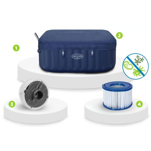 Bestway Dmuchane SPA Lay-Z Miami 6 osobowe Bestway 6001H Bestway Dmuchane SPA Lay-Z Miami 6 osobowe Bestway 6001H