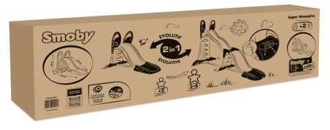Smoby Smoby Zjeżdżalnia MEGAGLISS 2w1 Smoby Smoby Zjeżdżalnia MEGAGLISS 2w1