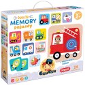 CzuCzu 6706476 Układanka edukacyjna Memory duuuże pojazdy
