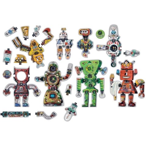 CzuCzu 6843762 Puzzle 65 el. Roboty 3+ CzuCzu 6843762 Puzzle 65 el. Roboty 3+