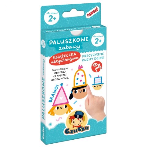 CzuCzu 7395481 Książeczka edukacyjna Paluszkowe zabawy 2+ CzuCzu 7395481 Książeczka edukacyjna Paluszkowe zabawy 2+