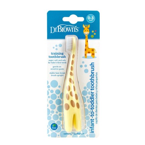 Dr.Browns HG060 Szczoteczka do zębów dla niemowląt i małych dzieci Żyrafa Dr.Browns HG060 Szczoteczka do zębów dla niemowląt i małych dzieci Żyrafa