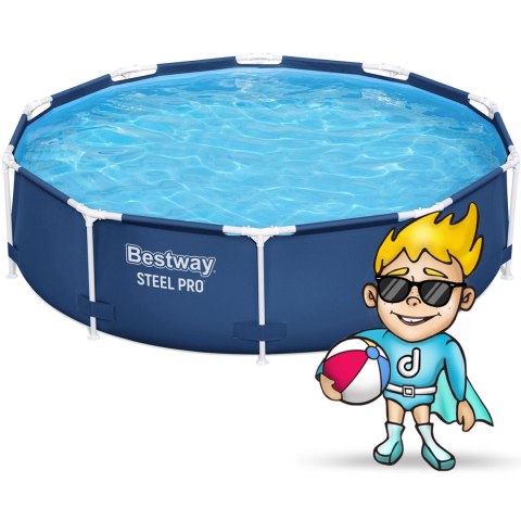Bestway Basen ogrodowy stelażowy 305 x 76 cm Bestway 56677 Bestway Basen ogrodowy stelażowy 305 x 76 cm Bestway 56677