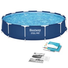 Bestway Basen ogrodowy stelażowy 366 x 76 cm Bestway 56706
