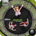 Neo-Sport Trampolina ogrodowa 15ft/465cm z siatką wewnętrzną i drabinką Neo-Sport