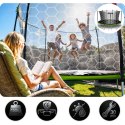 Neo-Sport Trampolina ogrodowa 15ft/465cm z siatką wewnętrzną i drabinką Neo-Sport