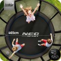 Neo-Sport Trampolina ogrodowa 15ft/465cm z siatką zewnętrzną i drabinką Neo-Sport