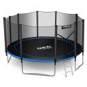 Neo-Sport Trampolina ogrodowa 15ft/465cm z siatką zewnętrzną i drabinką Neo-Sport