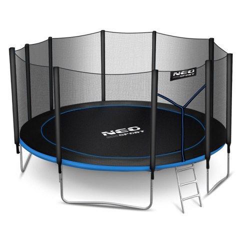 Neo-Sport Trampolina ogrodowa 15ft/465cm z siatką zewnętrzną i drabinką Neo-Sport Neo-Sport Trampolina ogrodowa 15ft/465cm z siatką zewnętrzną i drabinką Neo-Sport