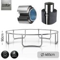 Neo-Sport Trampolina ogrodowa 15ft/465cm z siatką zewnętrzną i drabinką Neo-Sport