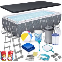 Bestway Basen ogrodowy stelażowy 404 x 201 x 100 cm 18w1 Bestway 56721