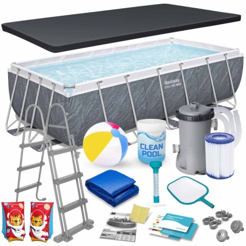 Bestway Basen ogrodowy stelażowy 404 x 201 x 100 cm 18w1 Bestway 56721 Bestway Basen ogrodowy stelażowy 404 x 201 x 100 cm 18w1 Bestway 56721