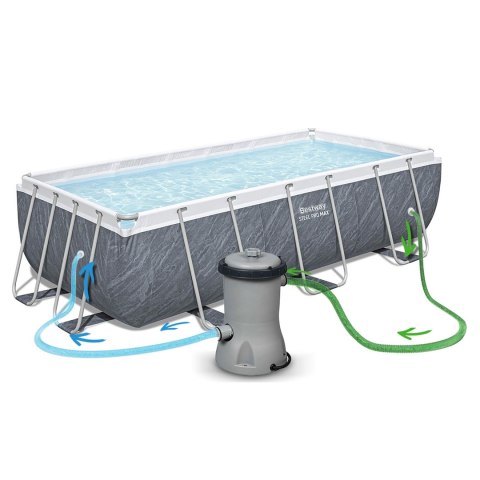 Bestway Basen ogrodowy stelażowy 404 x 201 x 100 cm 18w1 Bestway 56721 Bestway Basen ogrodowy stelażowy 404 x 201 x 100 cm 18w1 Bestway 56721