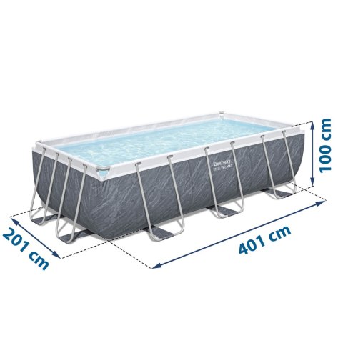 Bestway Basen ogrodowy stelażowy 404 x 201 x 100 cm 18w1 Bestway 56721 Bestway Basen ogrodowy stelażowy 404 x 201 x 100 cm 18w1 Bestway 56721