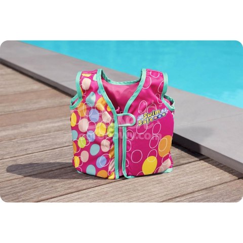 Bestway Kamizelka do nauki pływania dla dzieci różowa S/M Bestway 32176 Bestway Kamizelka do nauki pływania dla dzieci różowa S/M Bestway 32176