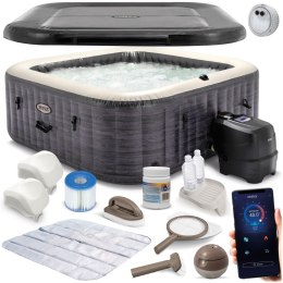 Intex Dmuchane SPA z hydromasażem 4 osobowe INTEX 28450 + Generator chloru