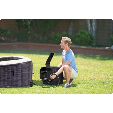 Intex Dmuchane SPA z hydromasażem 4 osobowe INTEX 28450 + Generator chloru Intex Dmuchane SPA z hydromasażem 4 osobowe INTEX 28450 + Generator chloru