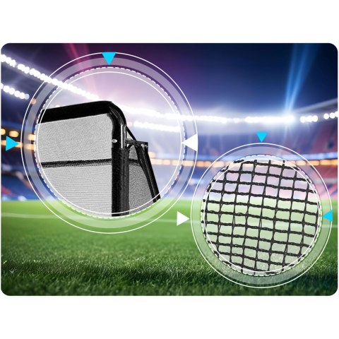 Neo-Sport Bramka do piłki nożnej 300 x 200 x 90 cm NS-497 czarna Neo-Sport Bramka do piłki nożnej 300 x 200 x 90 cm NS-497 czarna