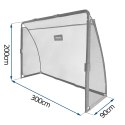Neo-Sport Bramka do piłki nożnej 300 x 200 x 90 cm NS-497 czarna Neo-Sport Bramka do piłki nożnej 300 x 200 x 90 cm NS-497 czarna