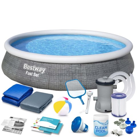 Bestway Basen ogrodowy rozporowy 396 x 84 cm 16w1 Bestway 57376 Bestway Basen ogrodowy rozporowy 396 x 84 cm 16w1 Bestway 57376