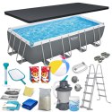 Bestway Basen ogrodowy stelażowy 549x274x122cm 17w1 Bestway 56466N