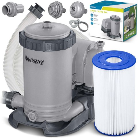 Bestway Pompa filtrująca do basenów 9463L/h Bestway 58391 Bestway Pompa filtrująca do basenów 9463L/h Bestway 58391
