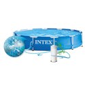 Intex Basen ogrodowy stelażowy 366 x 76 cm 10w1 INTEX 28212