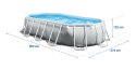 Intex Basen stelażowy 503x274x122cm 12w1 INTEX 26796