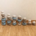 Masterkidz MASTERKIDZ Elastyczny Tor Kulkowy + Gumowe Kamienie Konstrukcyjne 42 el.