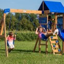 Backyard Discovery BACKYARD DISCOVERY Drewniany Plac Zabaw Aurora Domek Zjeżdżalnia