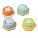 Classic World CLASSIC WORLD Sorter Montessori Kształtów i Kolorów Układanka Wieża