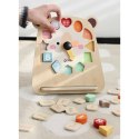 Classic World CLASSIC WORLD Zegar Miś Montessori Edukacyjny 3w1 Nauka Czasu Liczenia i Daty