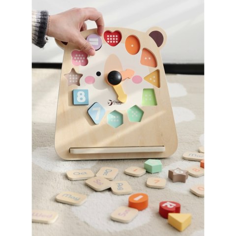 Classic World CLASSIC WORLD Zegar Miś Montessori Edukacyjny 3w1 Nauka Czasu Liczenia i Daty Classic World CLASSIC WORLD Zegar Miś Montessori Edukacyjny 3w1 Nauka Czasu Liczenia i Daty
