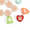 Classic World CLASSIC WORLD Zegar Miś Montessori Edukacyjny 3w1 Nauka Czasu Liczenia i Daty