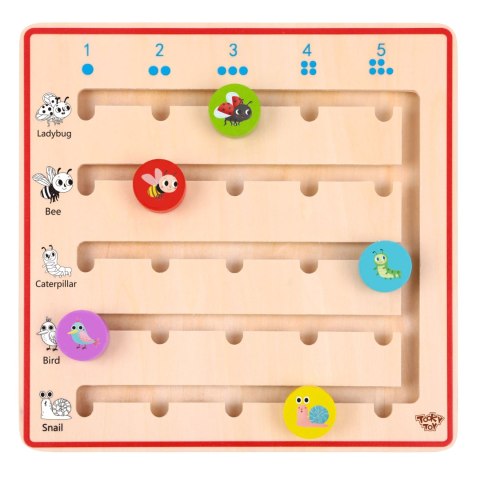 Tooky Toy TOOKY TOY Drewniana Gra Nauka Liczenia Zwierzątka Tooky Toy TOOKY TOY Drewniana Gra Nauka Liczenia Zwierzątka