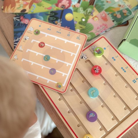 Tooky Toy TOOKY TOY Drewniana Gra Nauka Liczenia Zwierzątka Tooky Toy TOOKY TOY Drewniana Gra Nauka Liczenia Zwierzątka