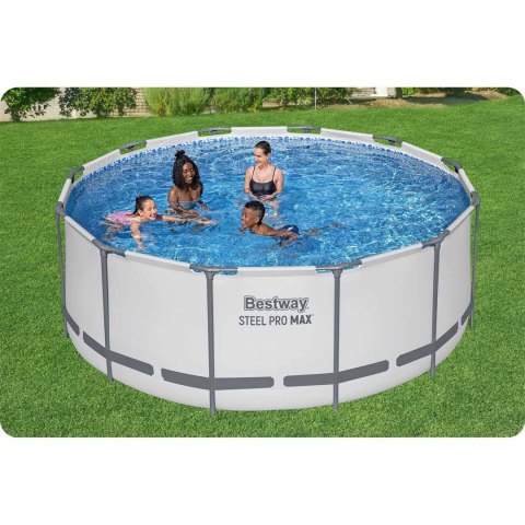 Bestway Basen ogrodowy stelażowy 366 x 122 cm 18w1 Bestway 56420 + maszynka do baniek GRATIS Bestway Basen ogrodowy stelażowy 366 x 122 cm 18w1 Bestway 56420 + maszynka do baniek GRATIS