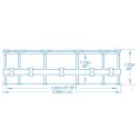 Bestway Basen ogrodowy stelażowy 366 x 122 cm 18w1 Bestway 56420 + maszynka do baniek GRATIS