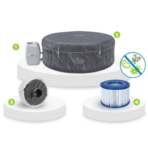 Bestway Dmuchane SPA Lay-Z Boracay 4 osobowe Bestway 60175 Bestway Dmuchane SPA Lay-Z Boracay 4 osobowe Bestway 60175