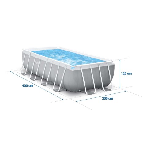 Intex Basen ogrodowy stelażowy 400 x 200 x 122 cm 10w1 INTEX 26790 Intex Basen ogrodowy stelażowy 400 x 200 x 122 cm 10w1 INTEX 26790