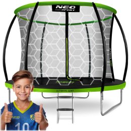 Neo-Sport Trampolina ogrodowa profilowana 10ft/312cmz siatką wewnętrzną Neo-Sport